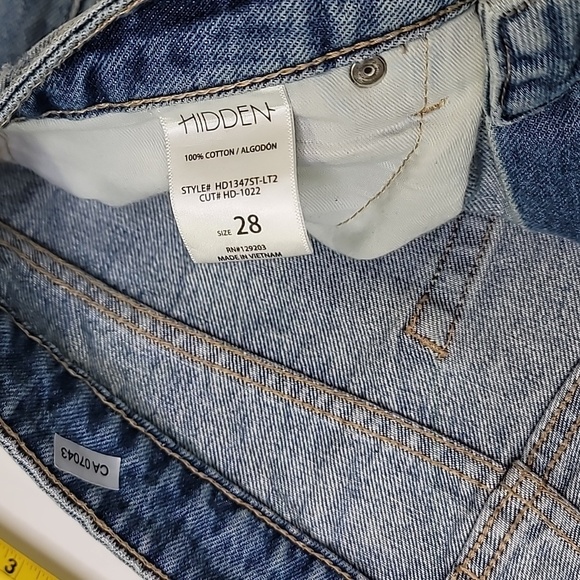 Hidden  Raw hem straight Jeans - Picture 7 of 16